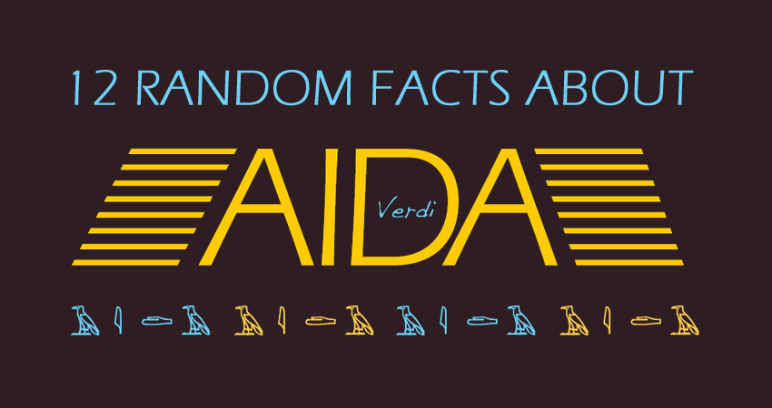 12 random facts about Aida